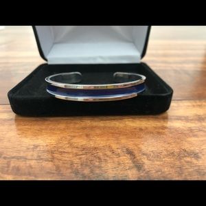 Thin Blue Line Bracelet